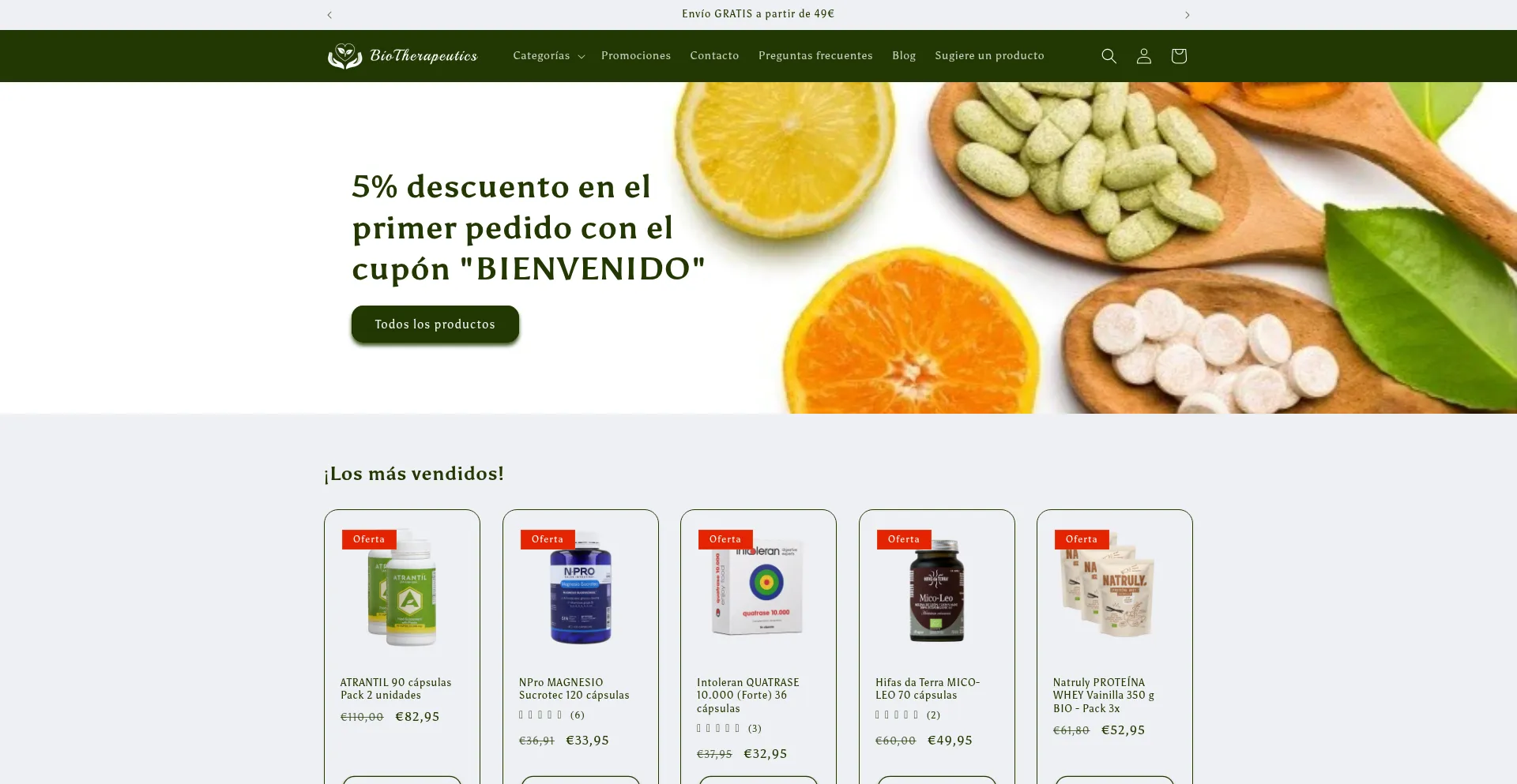 ¿És Seguro y Confiable Biotherapeutics.es?