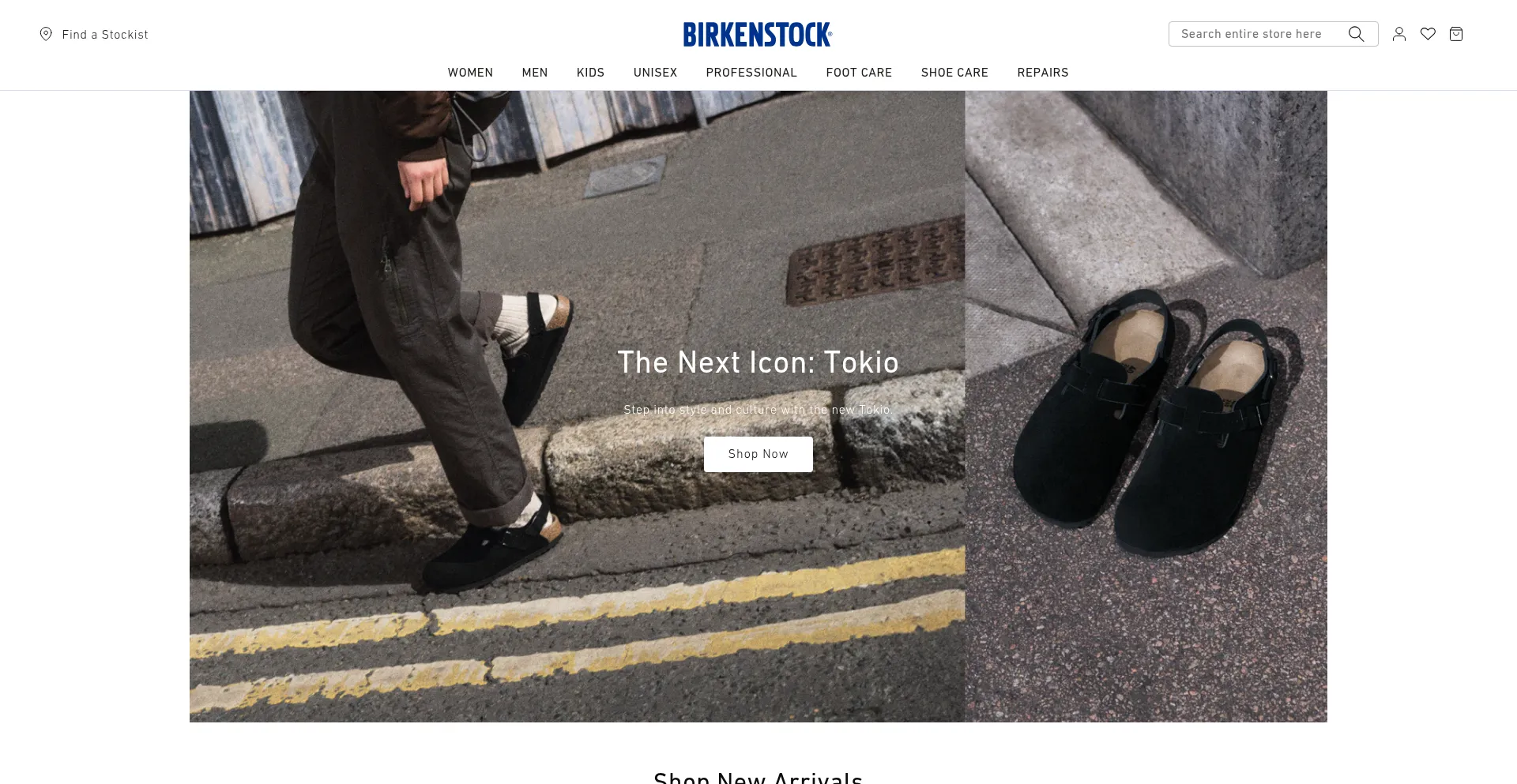 Website screenshot of Birkenstocksense.com