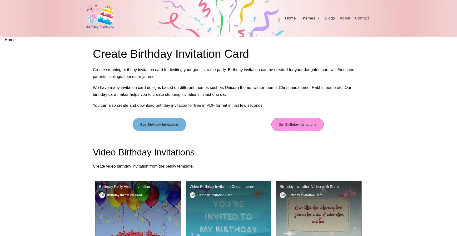 ¿És Seguro y Confiable Birthdayinvitationcard.com?