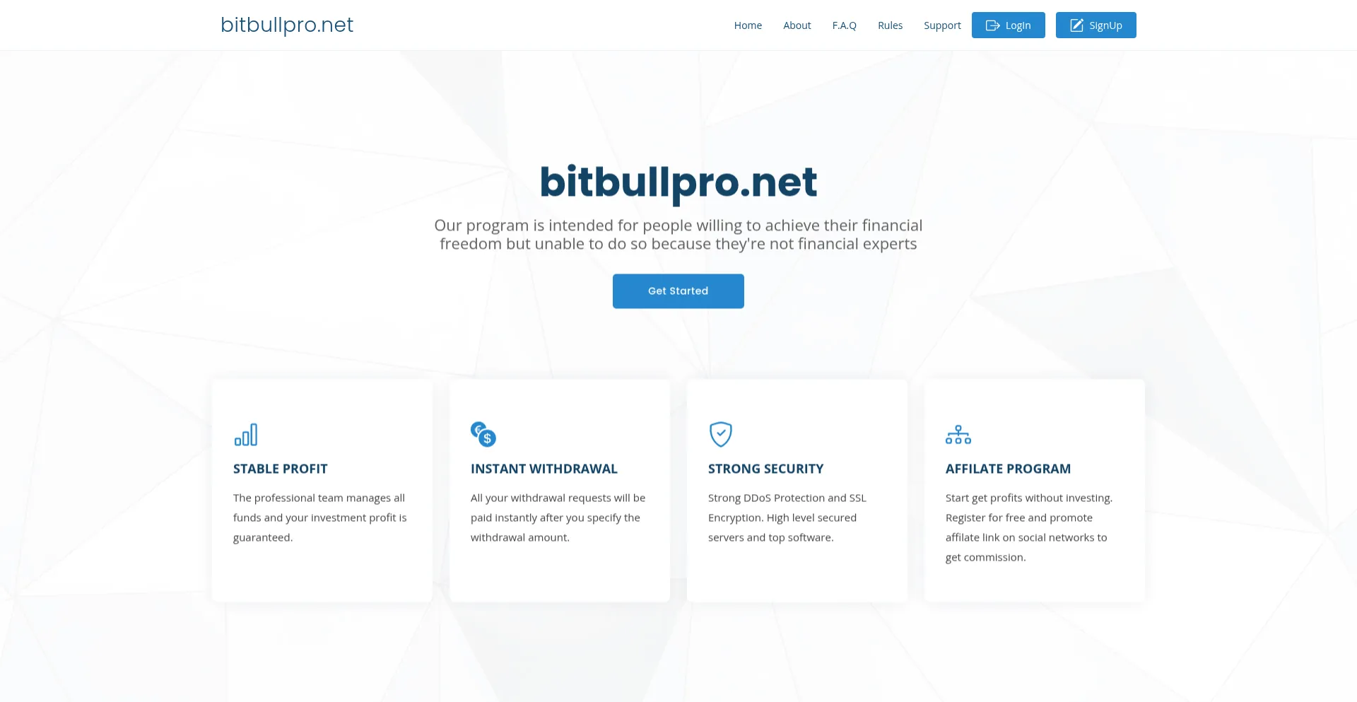 ¿És Seguro y Confiable Bitbullpro.net?