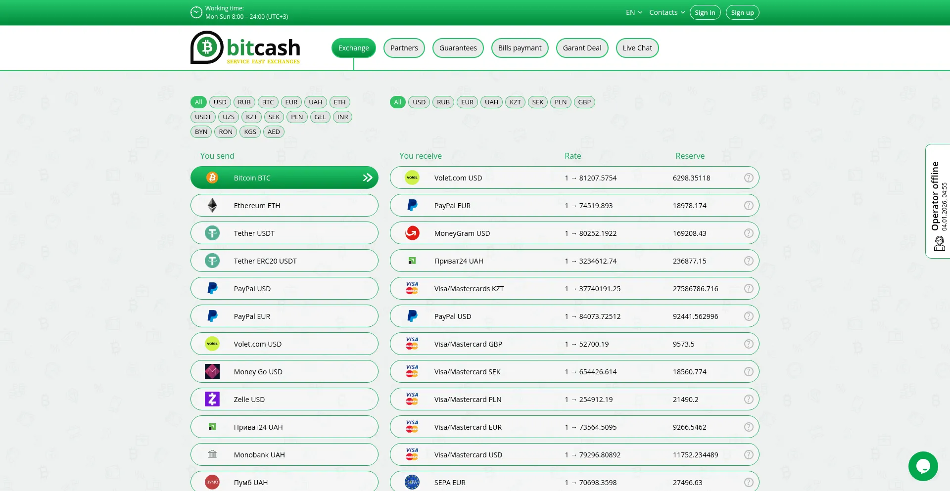 Bitcash.cc