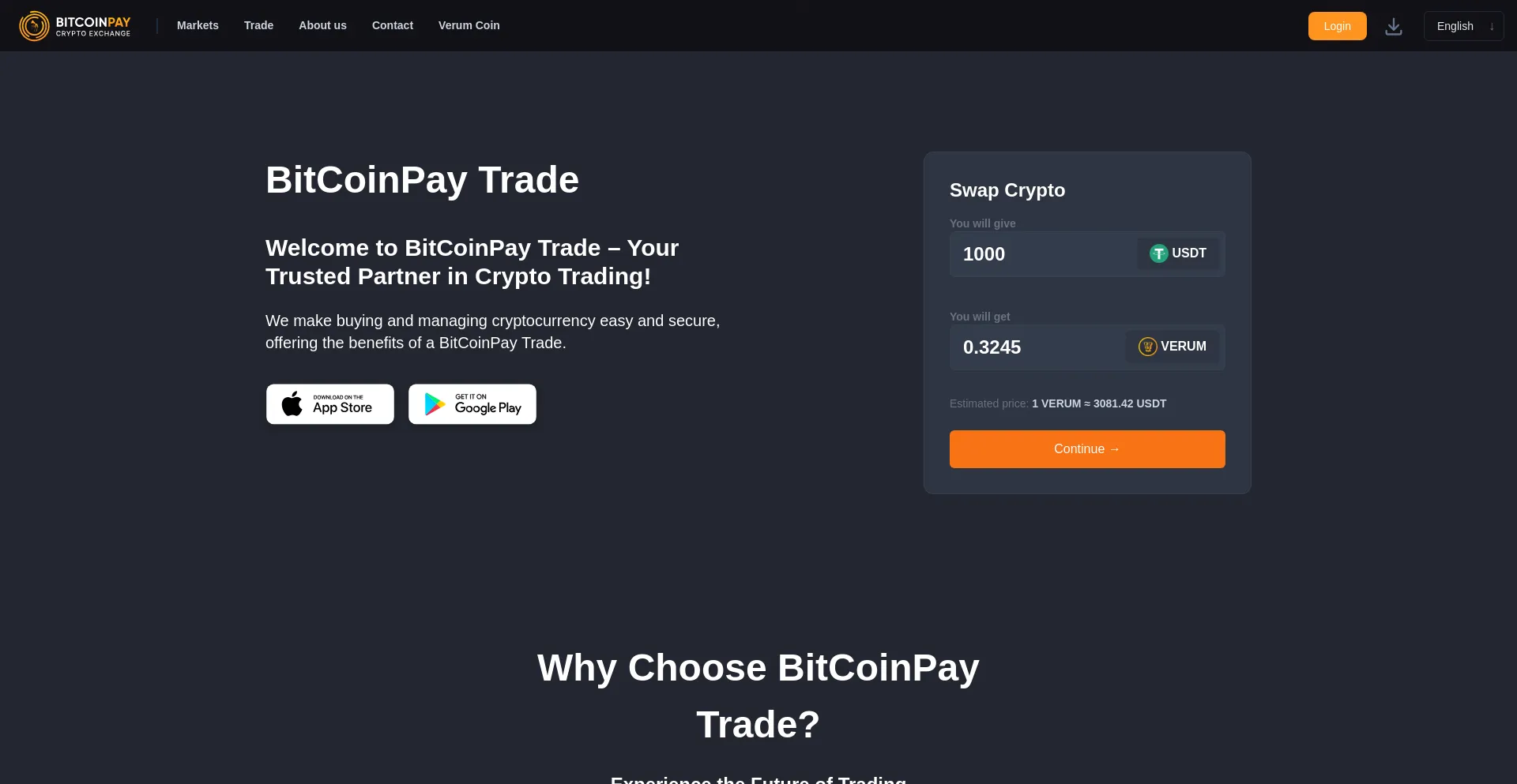 Bitcoinpay.trade