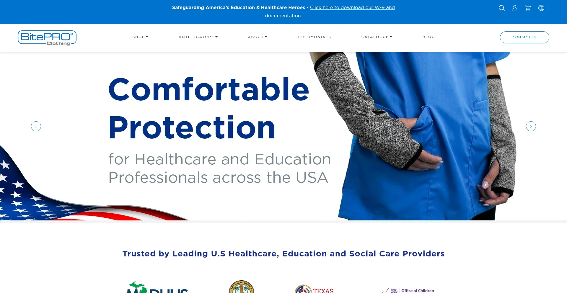 Website screenshot of Bite-pro.com