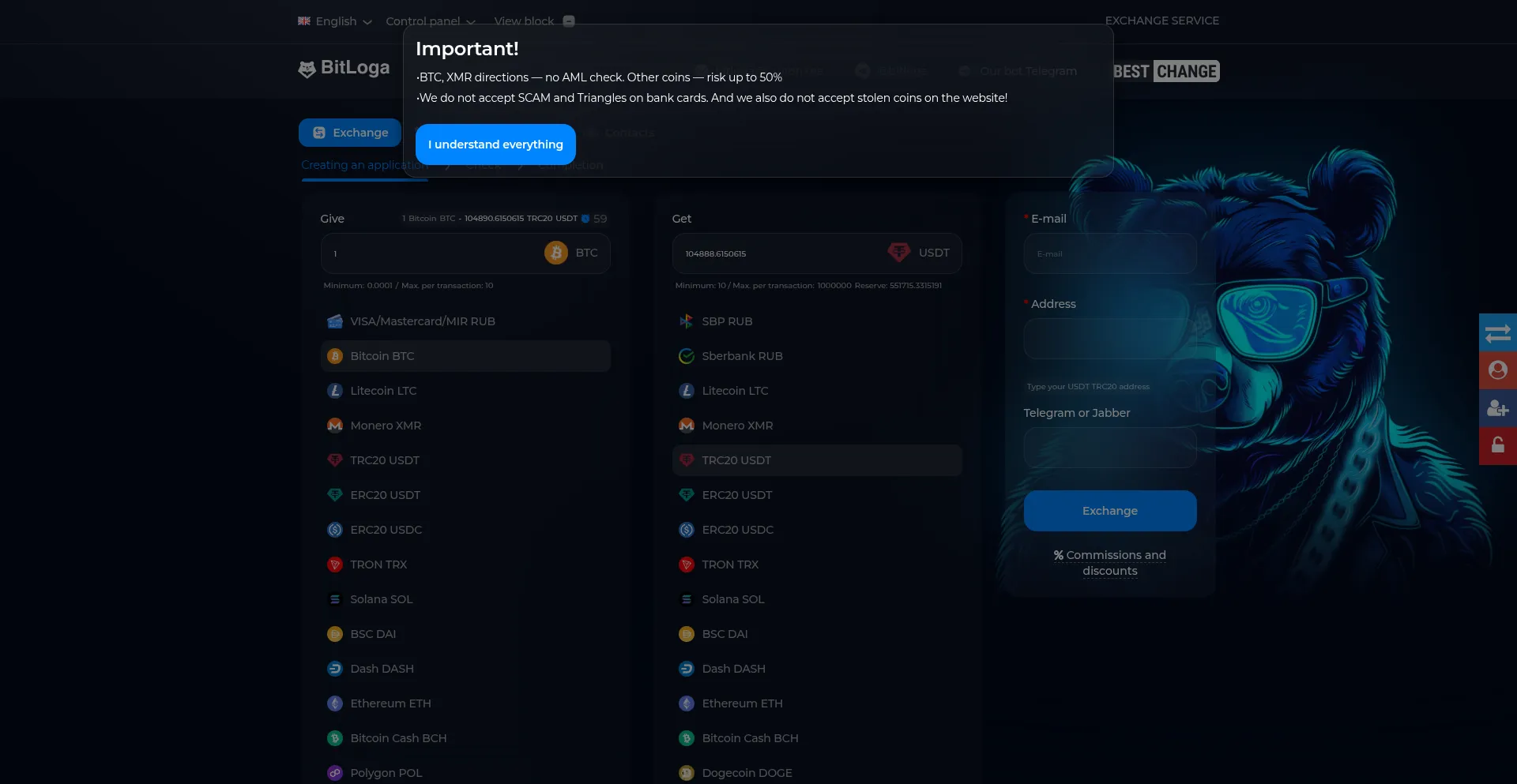 Bitloga.com Screenshot