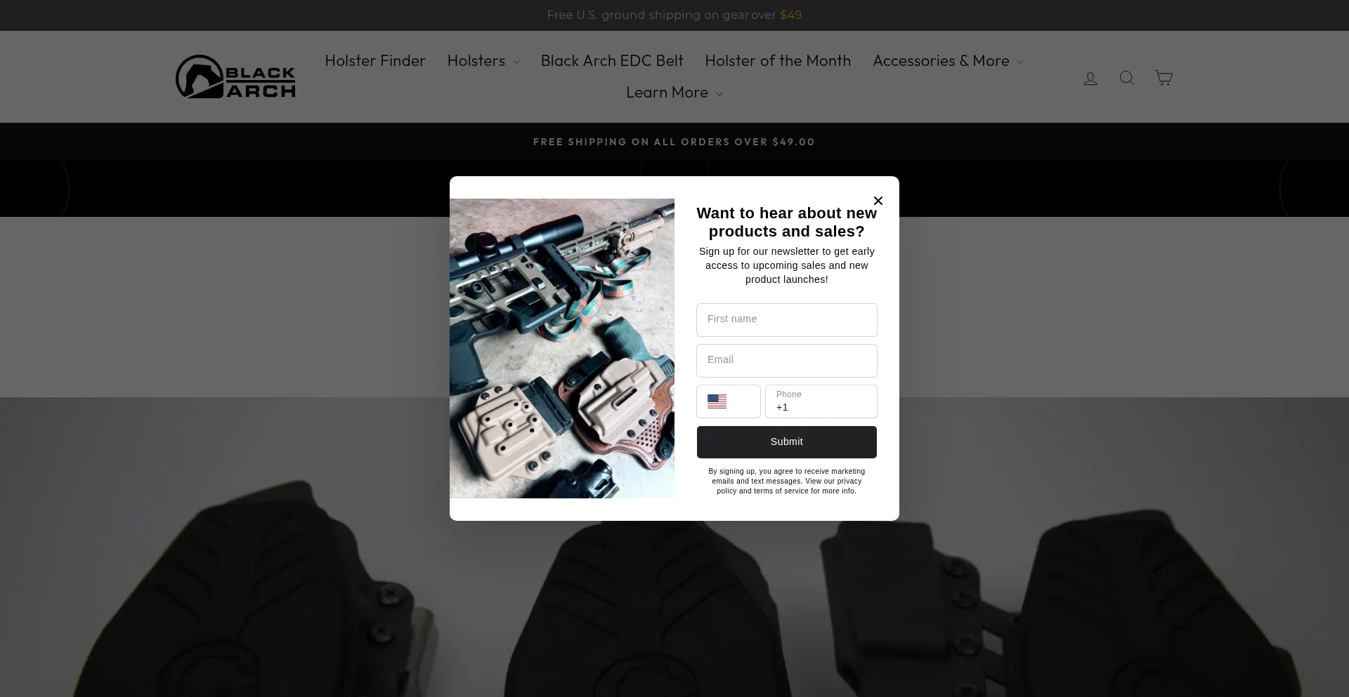 Blackarchholsters.com