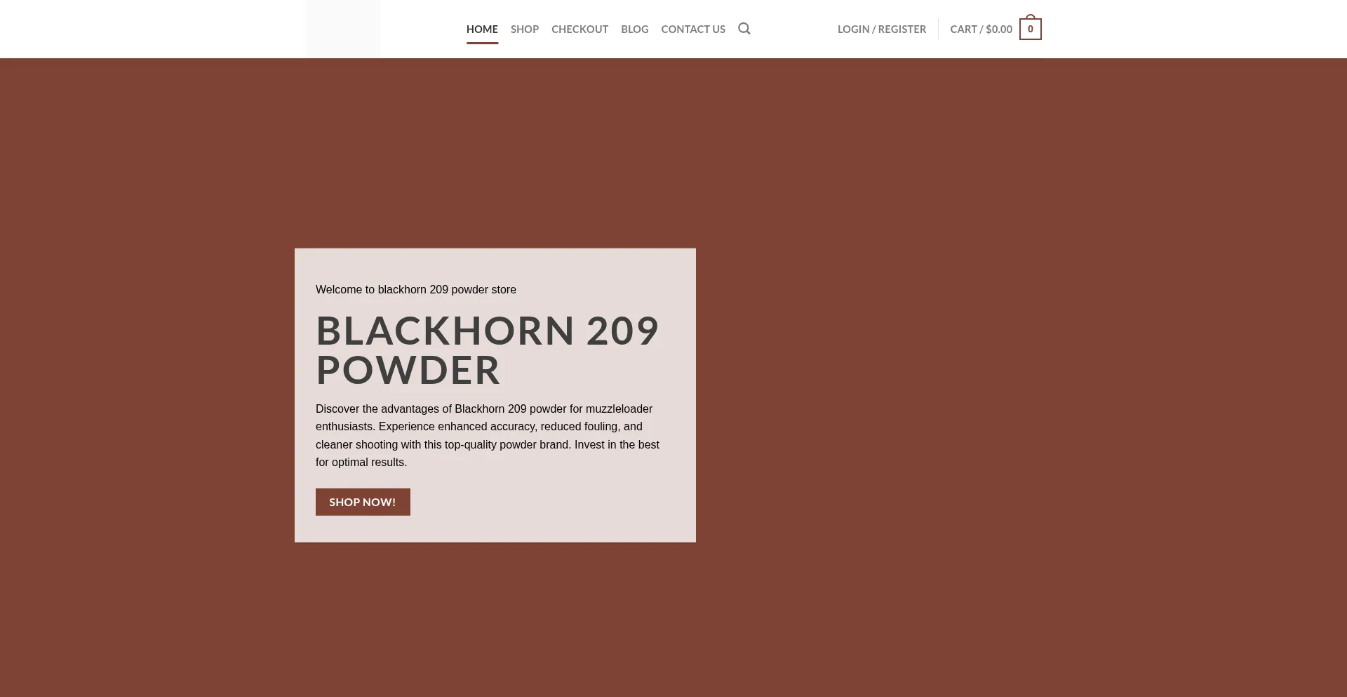 ¿És Seguro y Confiable Blackhorn209powderstore.com?