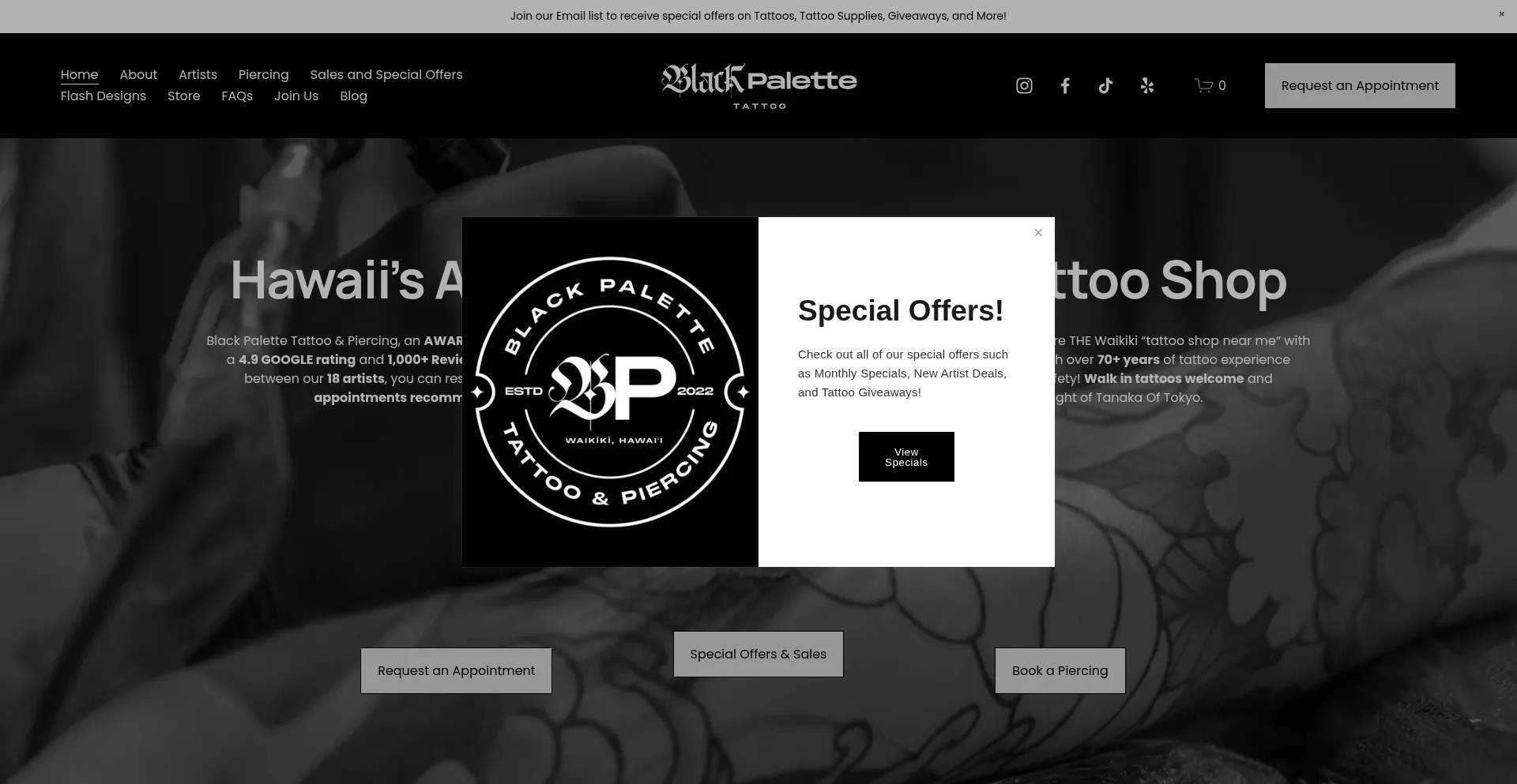 Blackpalettetattoo.com