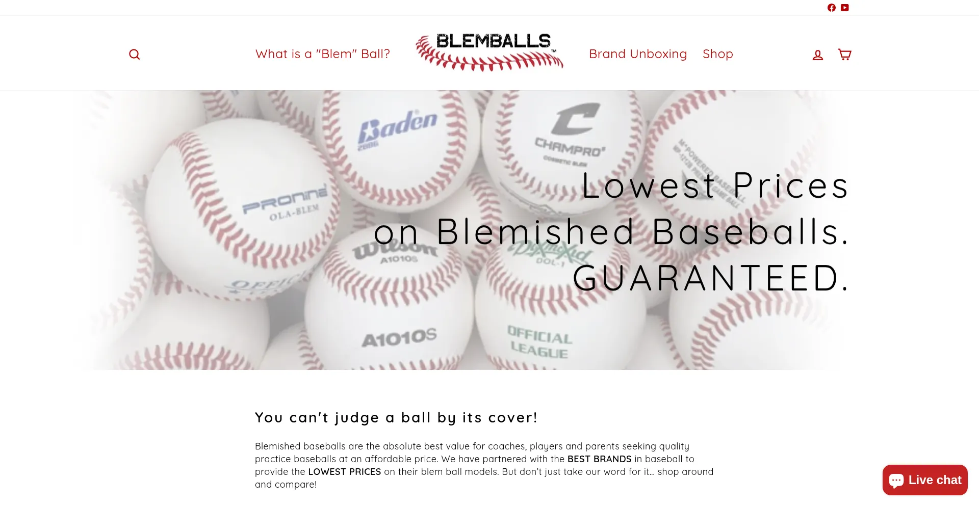 Blemballs.com Screenshot