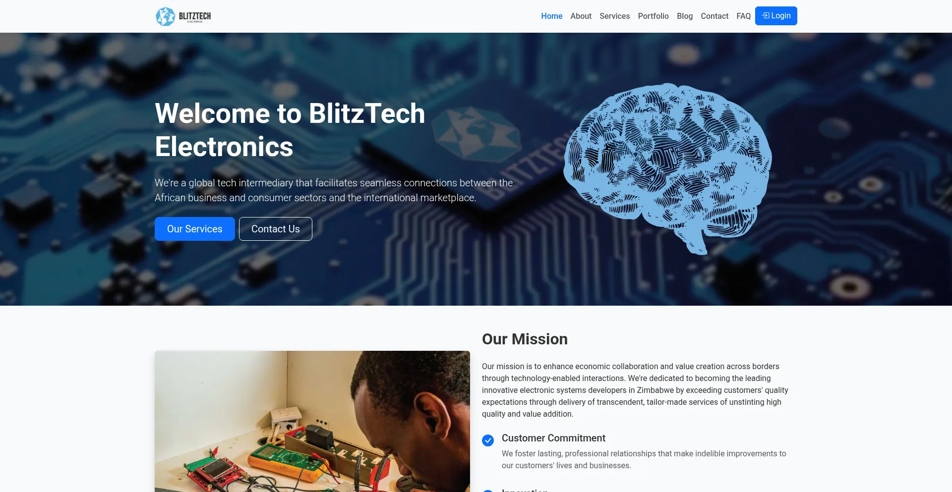 Blitztechelectronics.co.zw