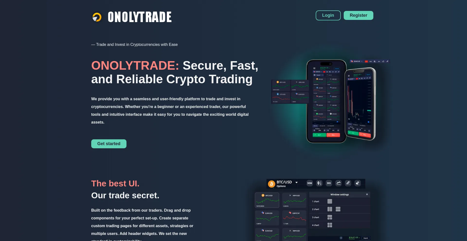 Website screenshot of Blockshift.pro