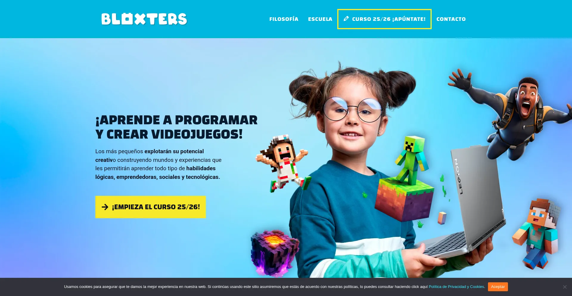 ¿És Seguro y Confiable Bloxters.school?