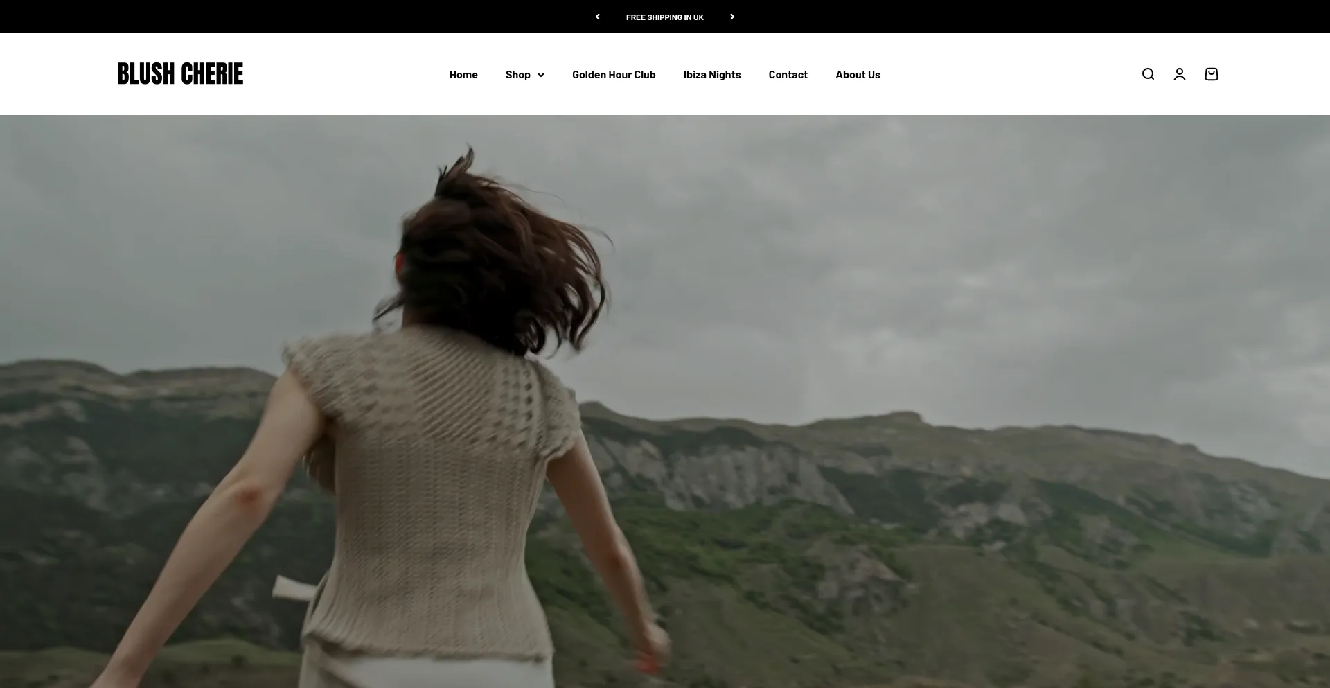 Website screenshot of Blushcherieuk.com