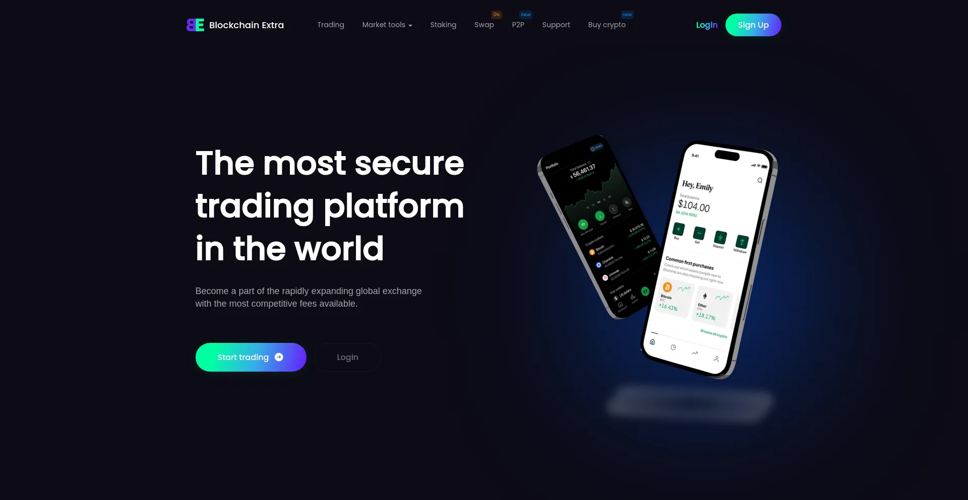 Website screenshot of Blxta.com