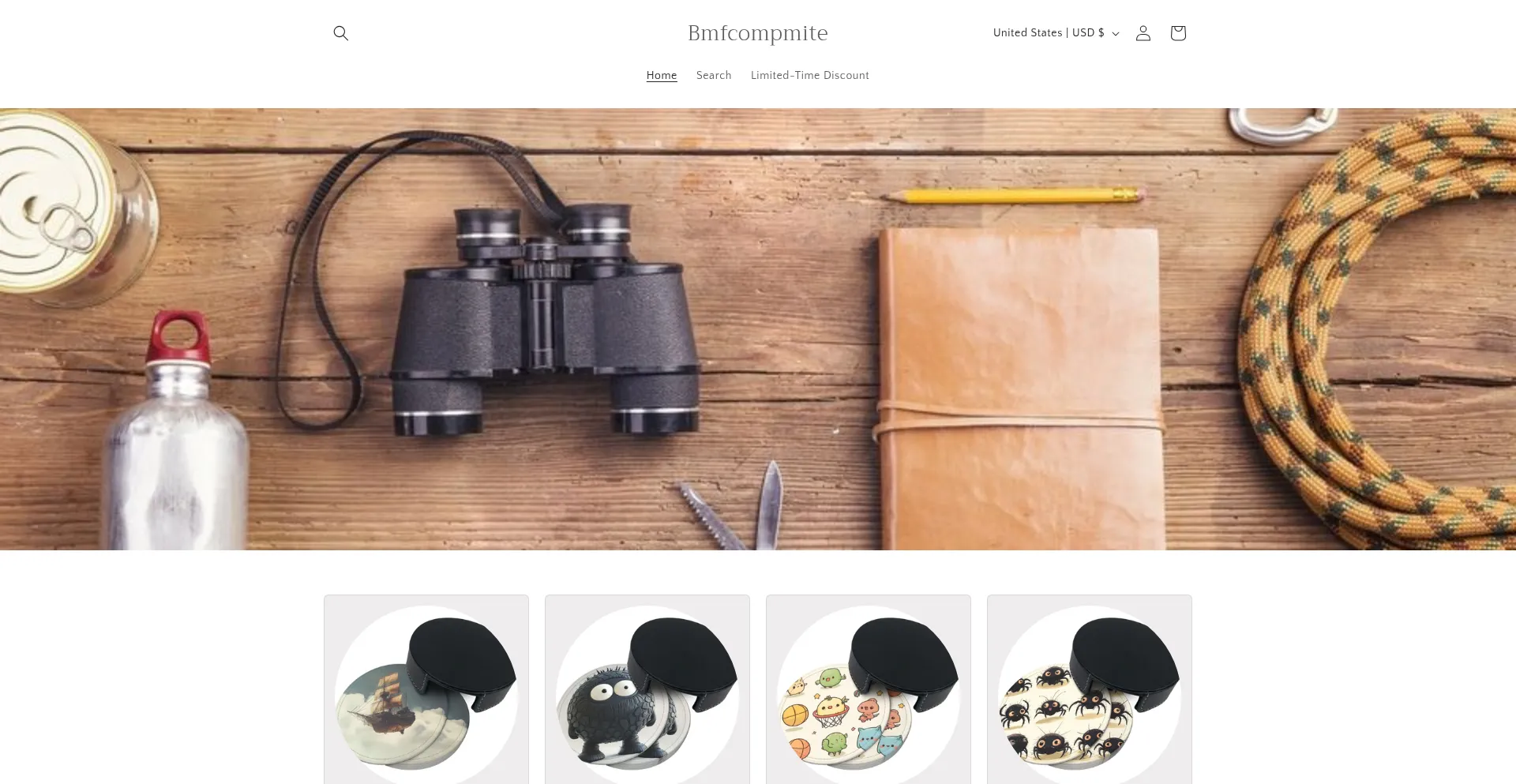 Website screenshot of Bmfcompmite.shop