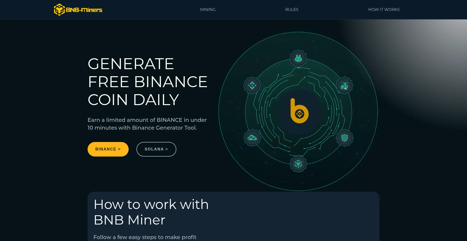 ¿És Seguro y Confiable Bnb-miners.net?