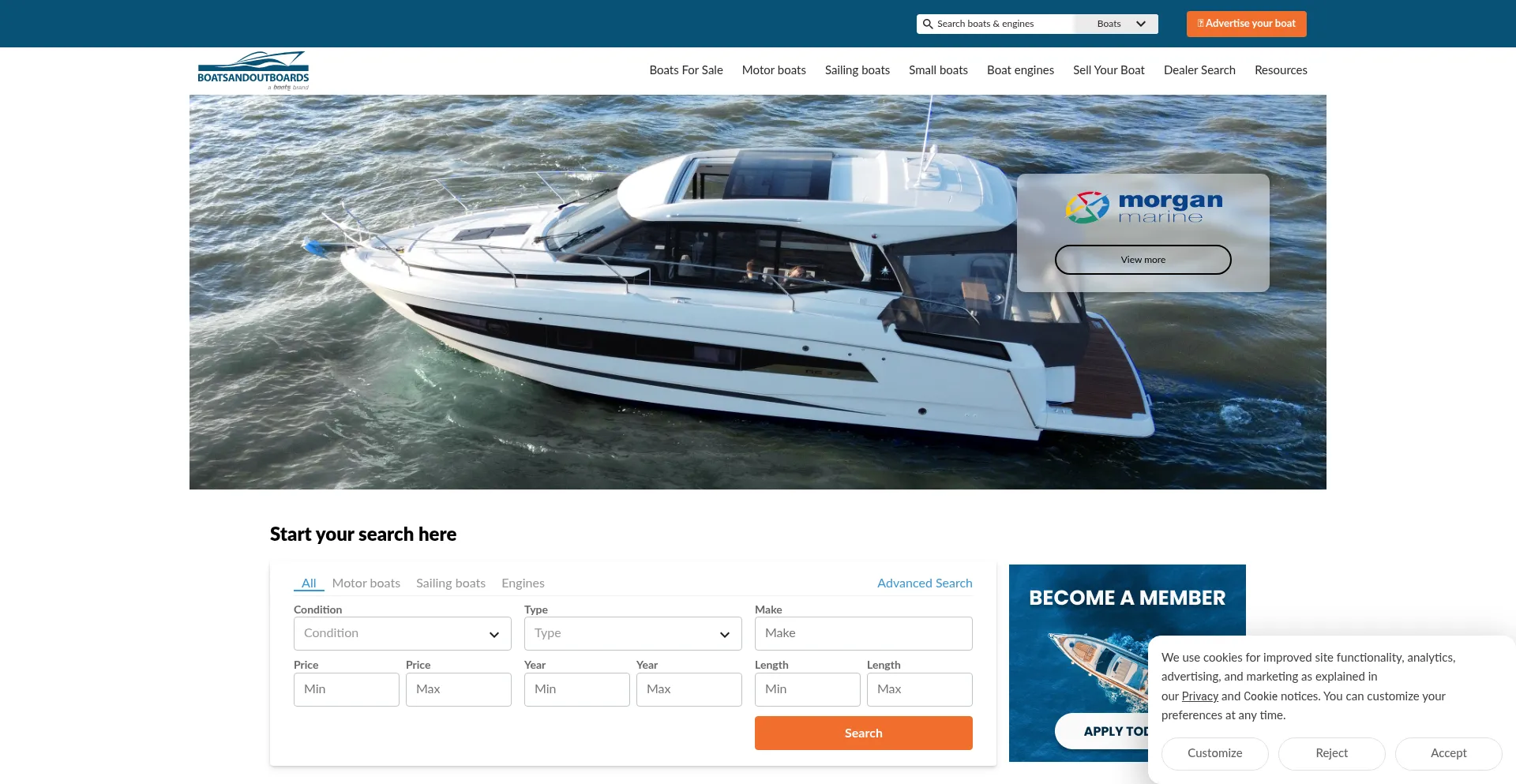 ¿És Seguro y Confiable Boatsandoutboards.co.uk?