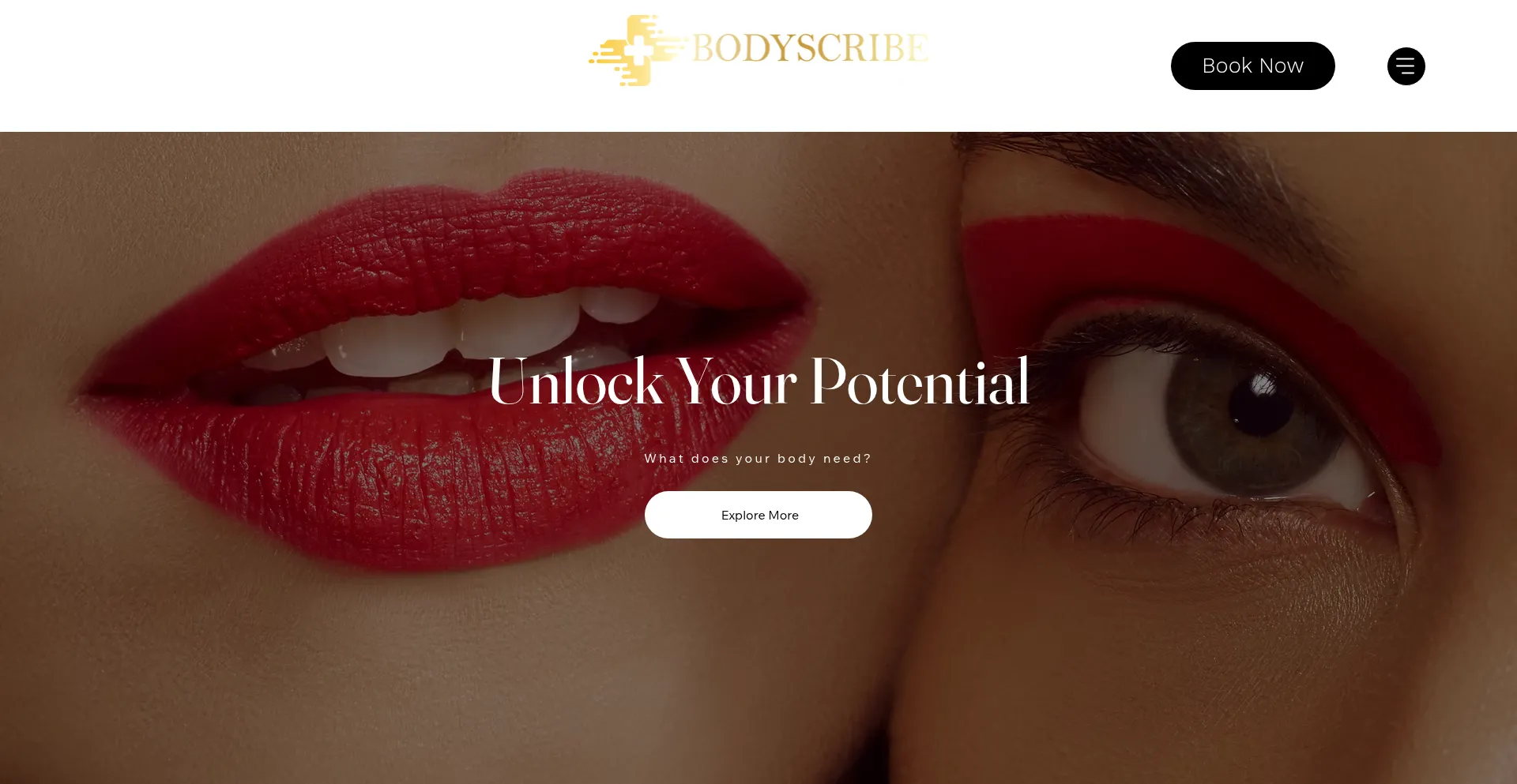 Website screenshot of Bodyscribeforwomen.com