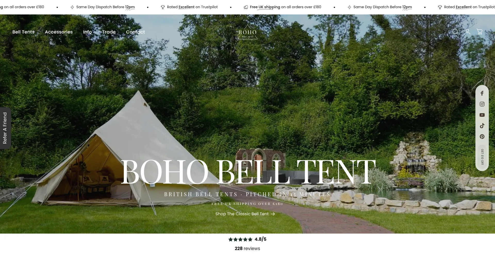 Bohobelltent.co.uk