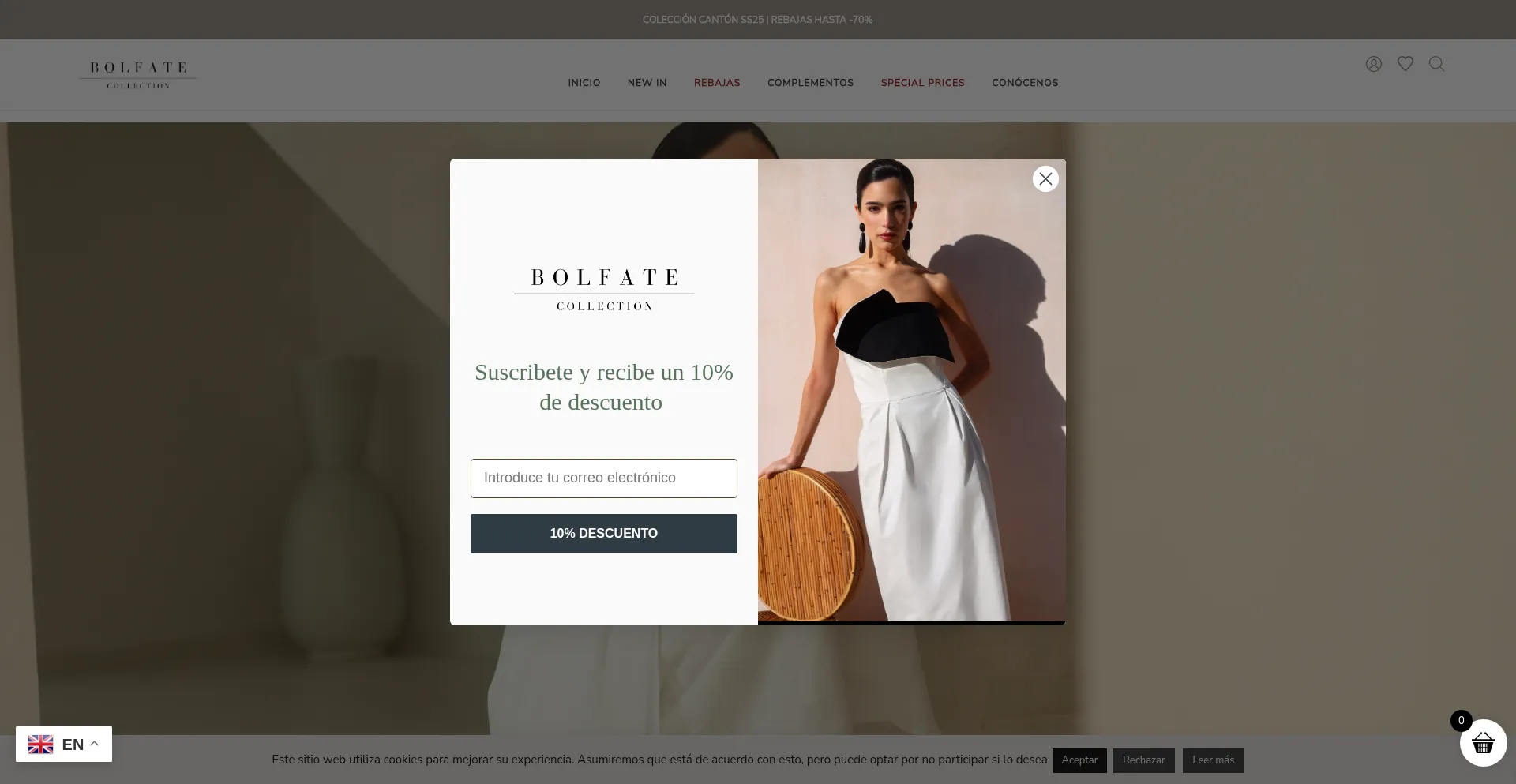 Website screenshot of Bolfate.com