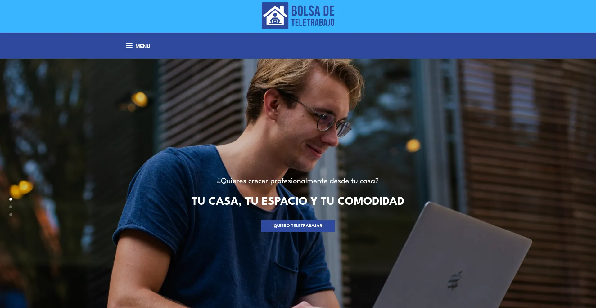 Bolsadeteletrabajo.com Screenshot