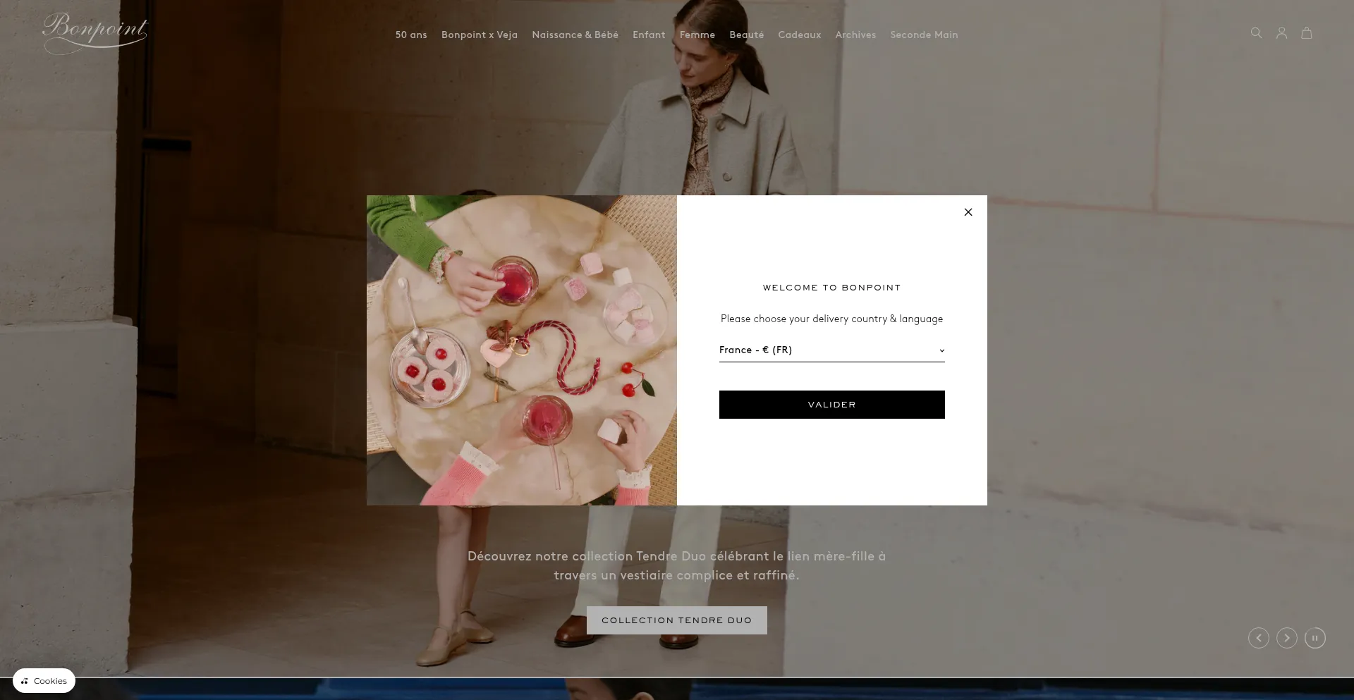Bonpoint.com Screenshot