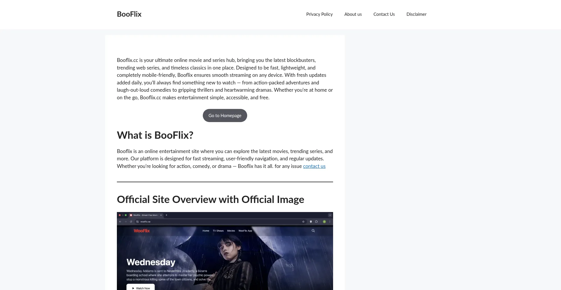 ¿És Seguro y Confiable Booflix.cc?