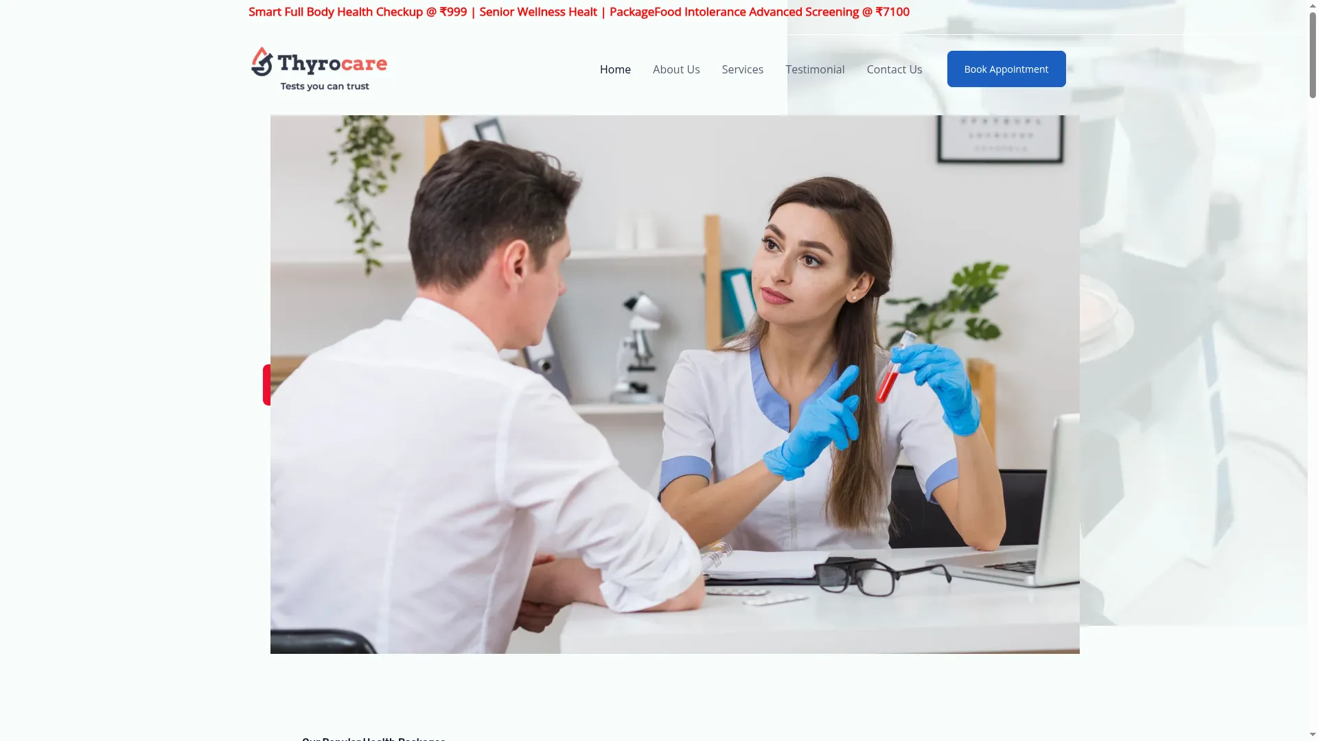 Bookhealthtest.com