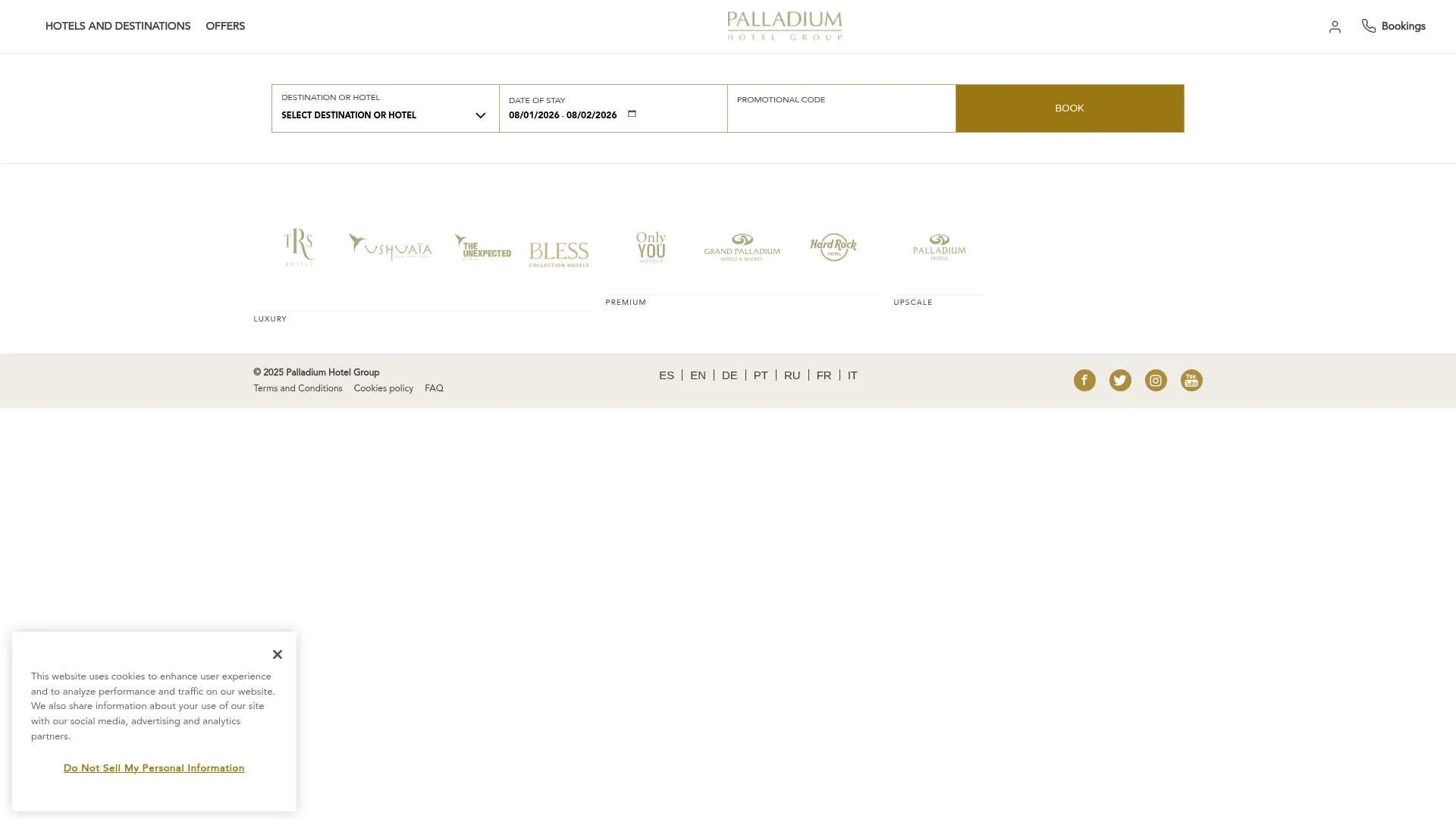Bookings.palladiumhotelgroup.com
