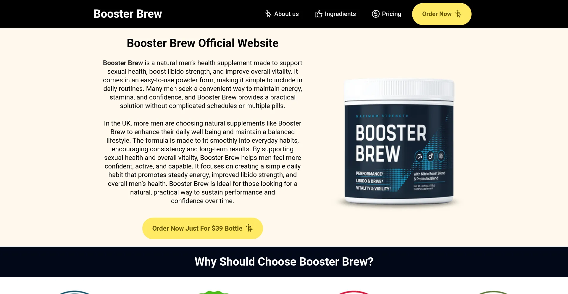 ¿És Seguro y Confiable Booster-brew.uk?