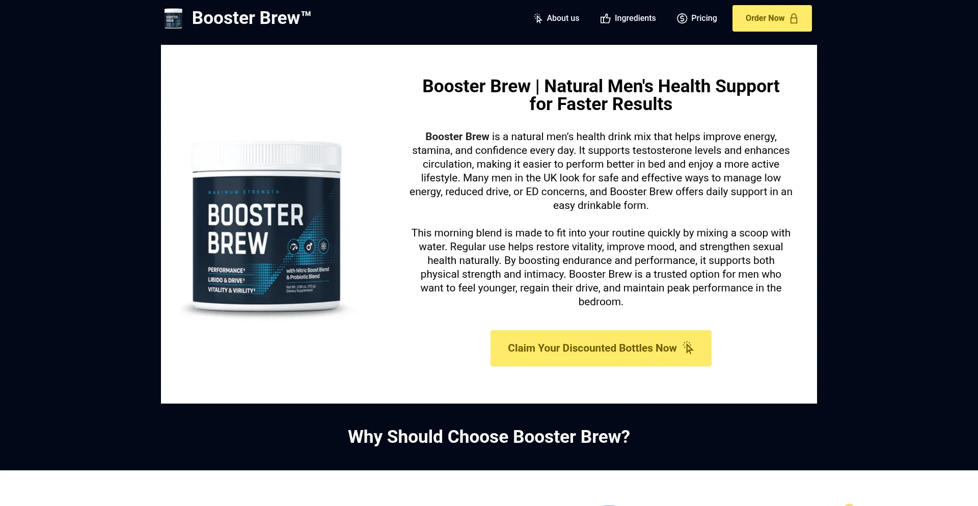 ¿És Seguro y Confiable Boosterbrew.uk?