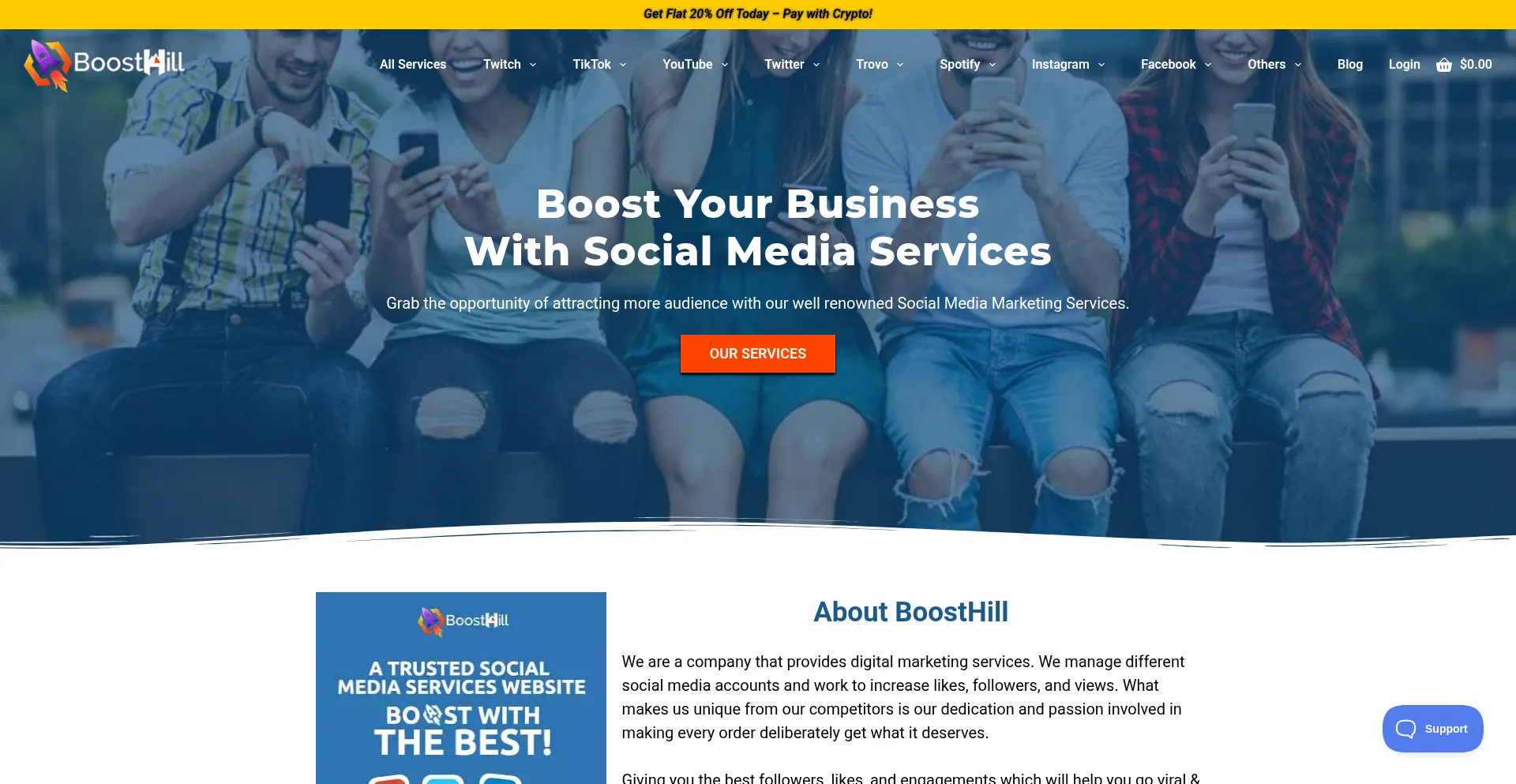 ¿És Seguro y Confiable Boosthill.com?