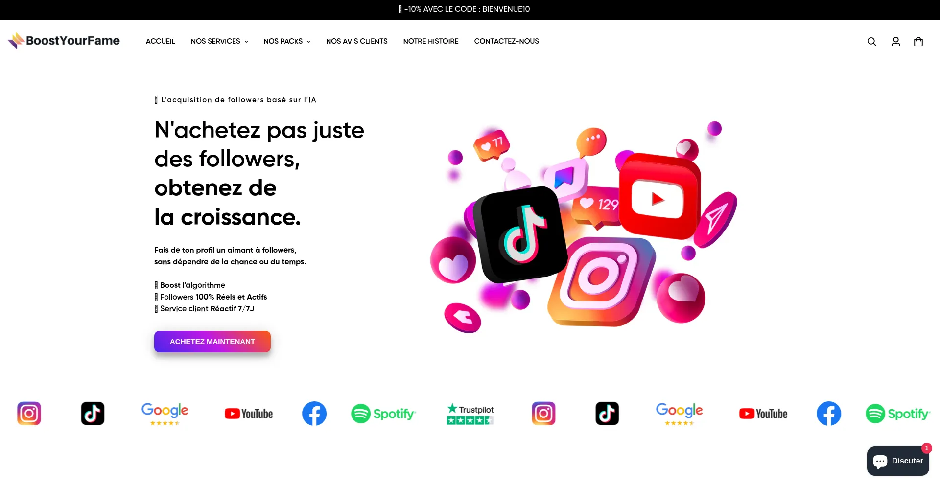 ¿És Seguro y Confiable Boostyourfamefr.com?