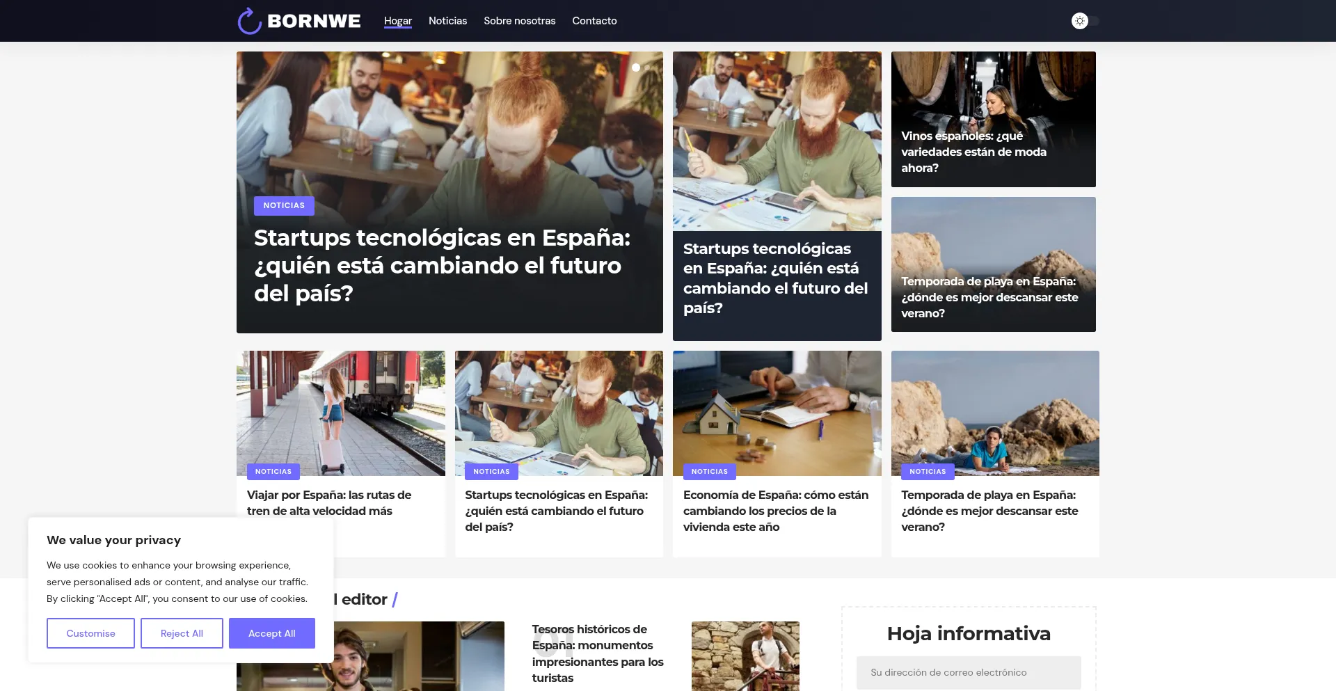 ¿És Seguro y Confiable Bornwe.com?