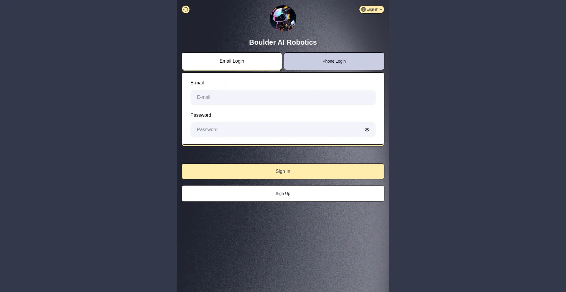 Website screenshot of Boulderai.vip