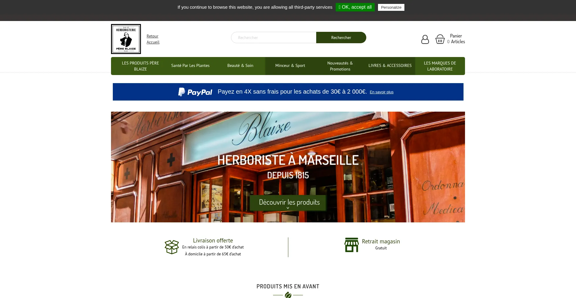 ¿És Seguro y Confiable Boutique.pereblaize.fr?
