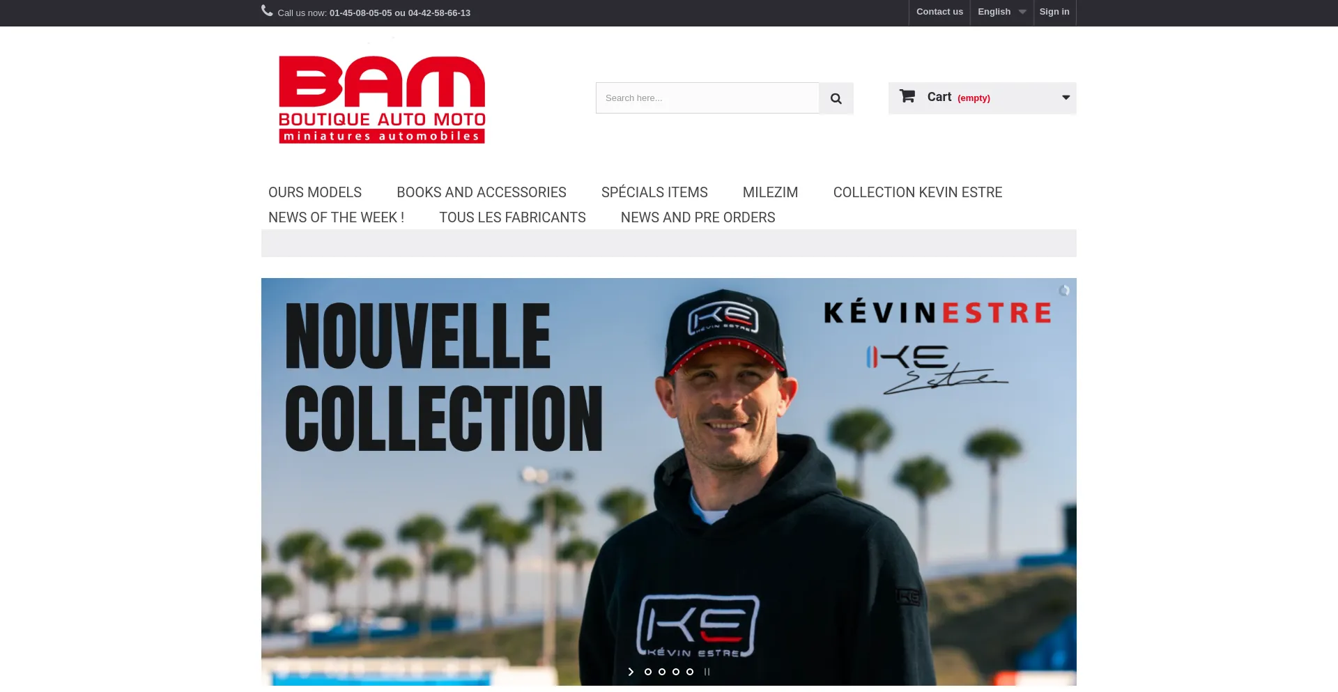Website screenshot of Boutiqueautomoto.com