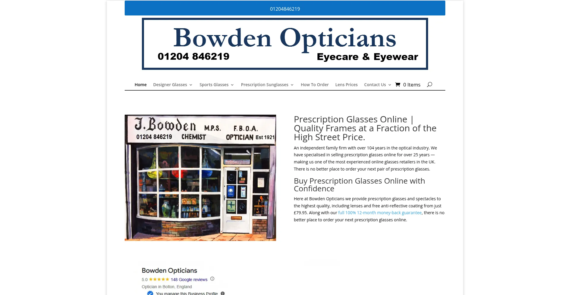 Bowdenopticians.co.uk