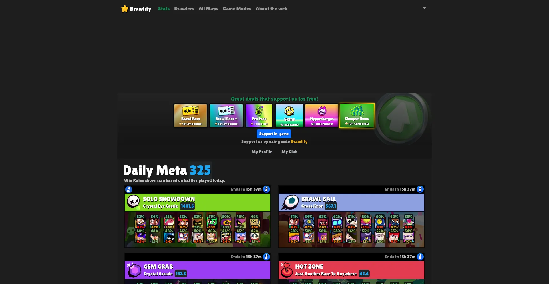 Brawlify.com Screenshot