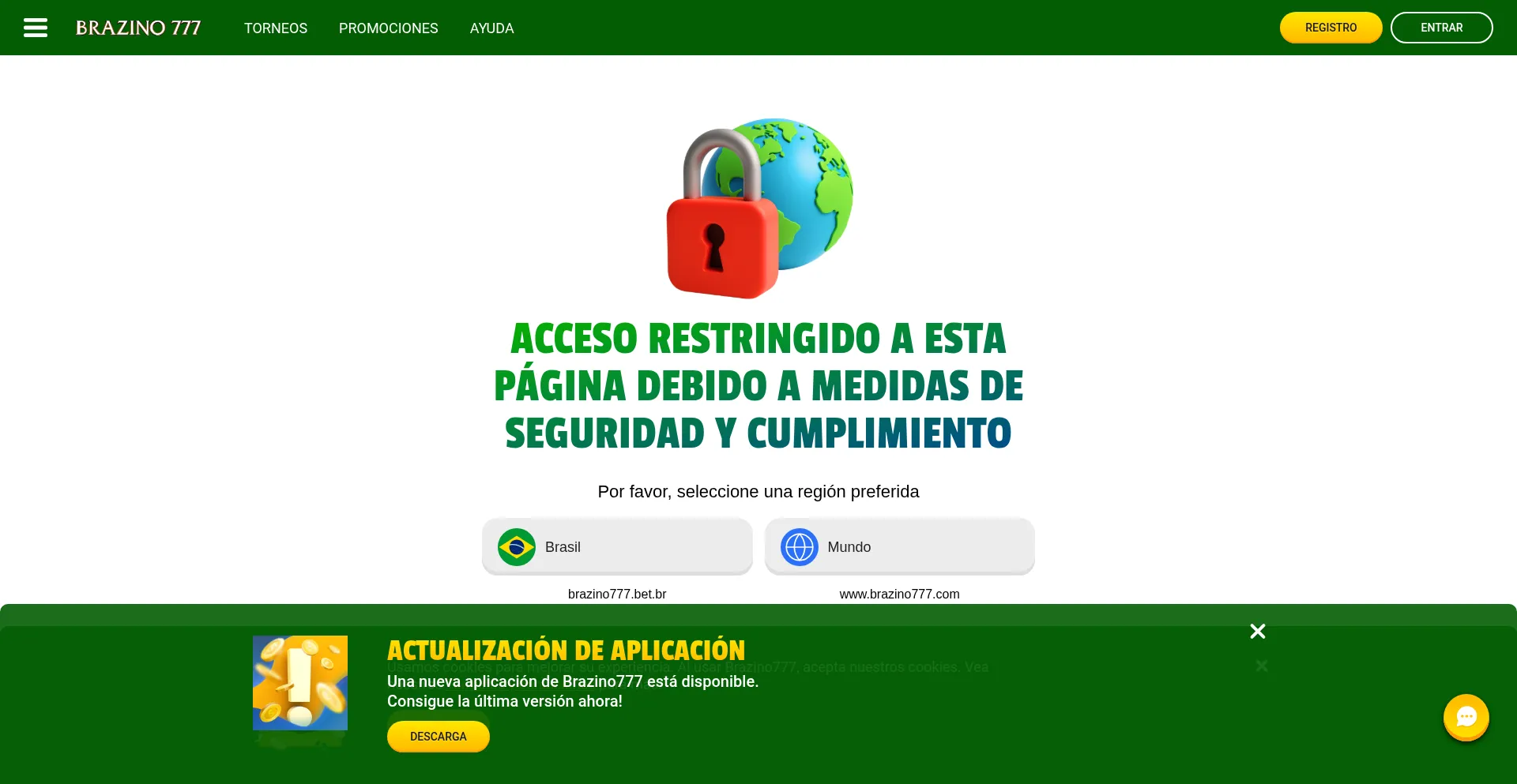 ¿És Seguro y Confiable Brazino777.mx?