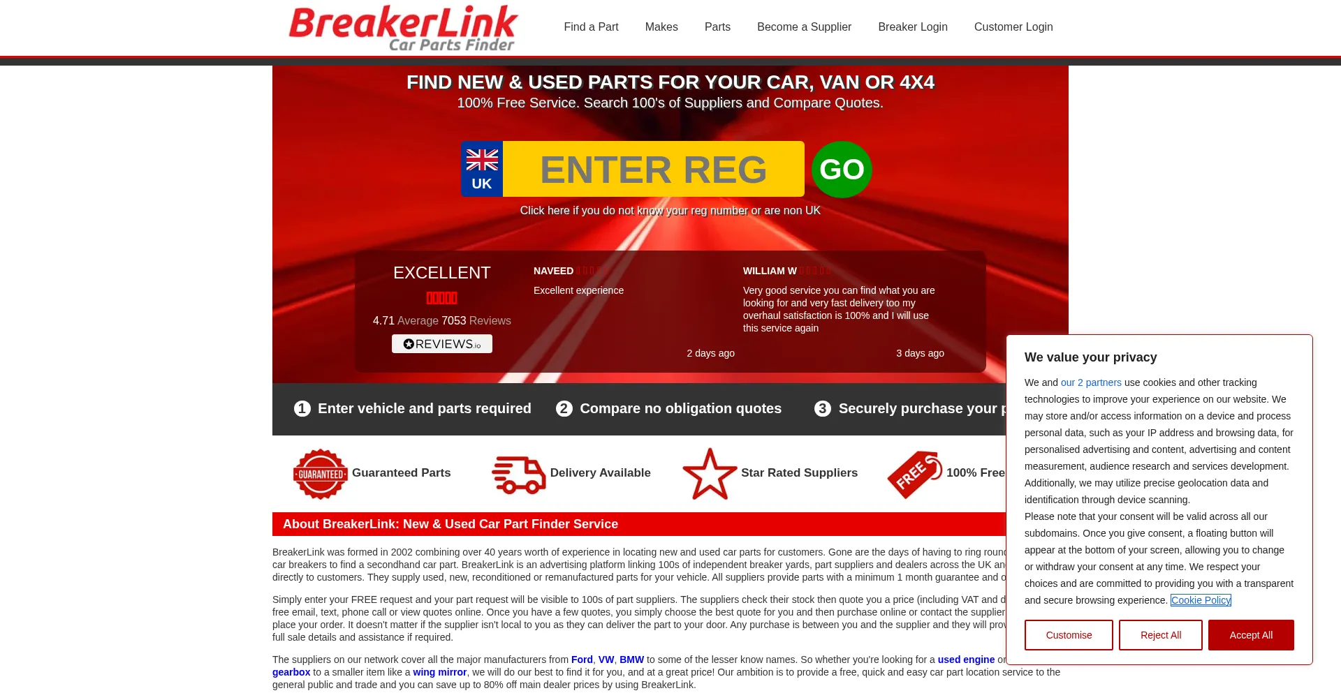 ¿És Seguro y Confiable Breakerlink.com?