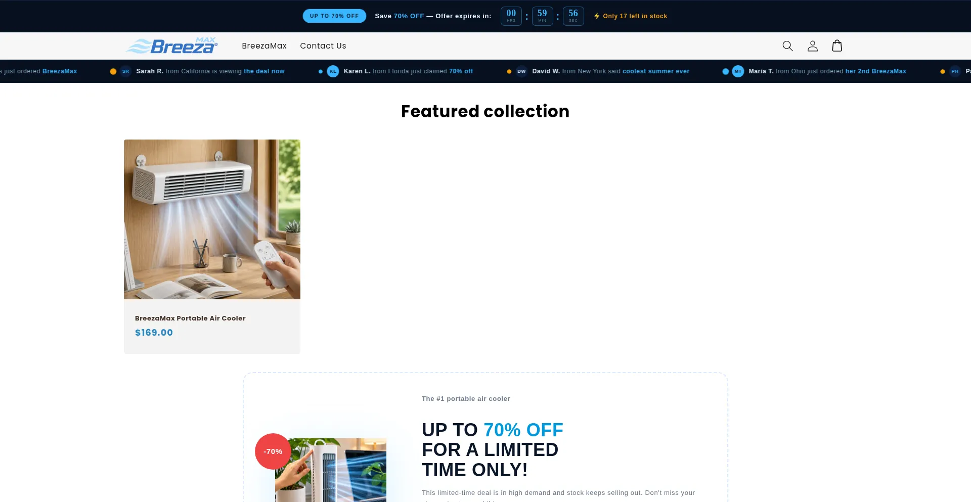 Breezamaxcooler.com