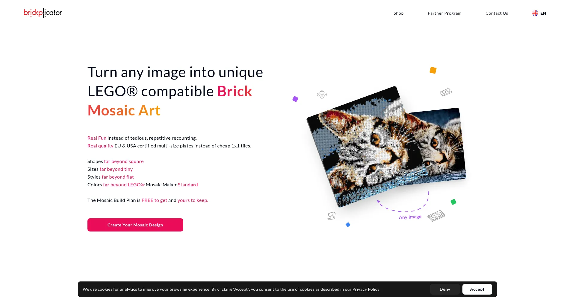¿És Seguro y Confiable Brickmosaicdesigner.com?