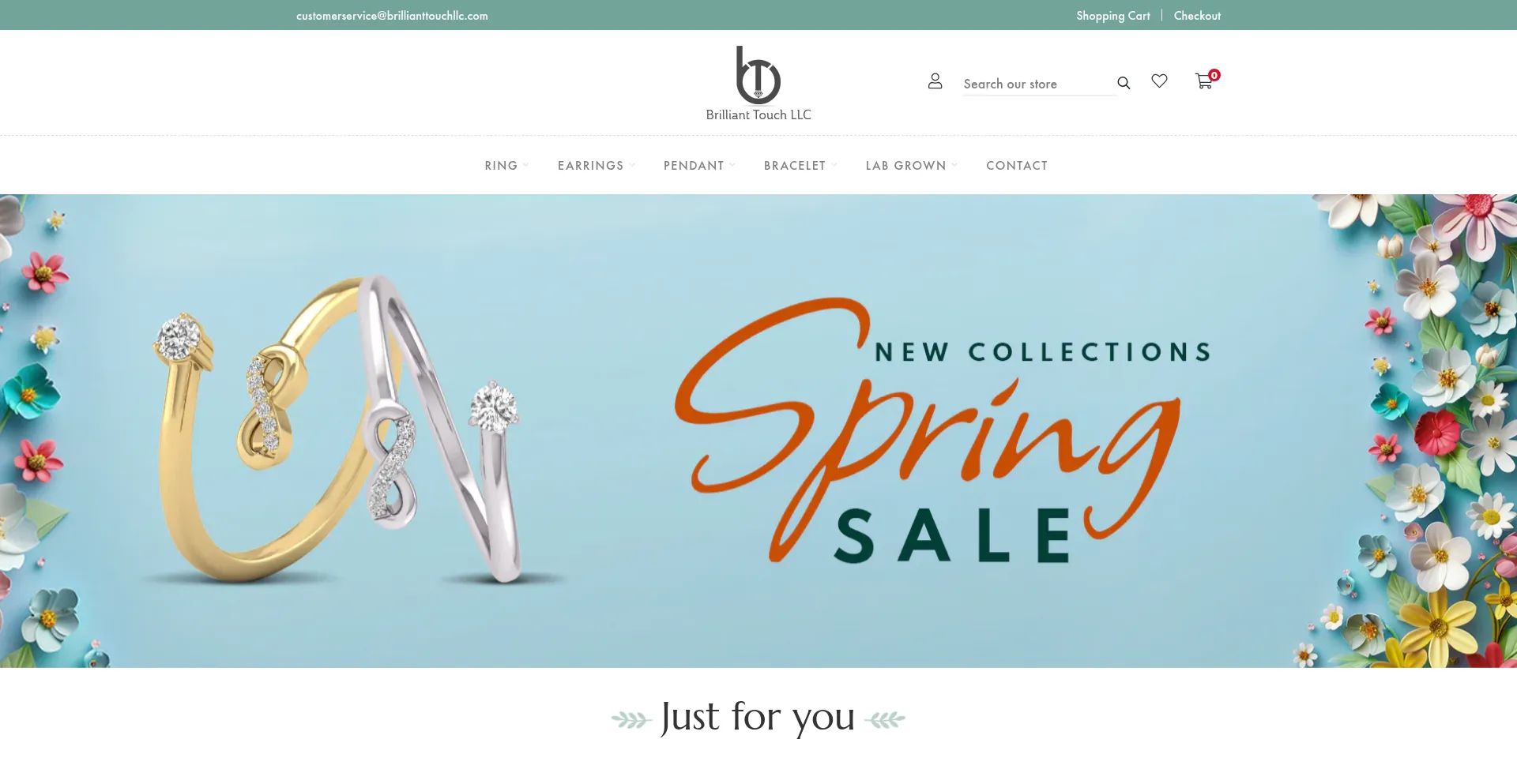 Website screenshot of Brillianttouchllc.com