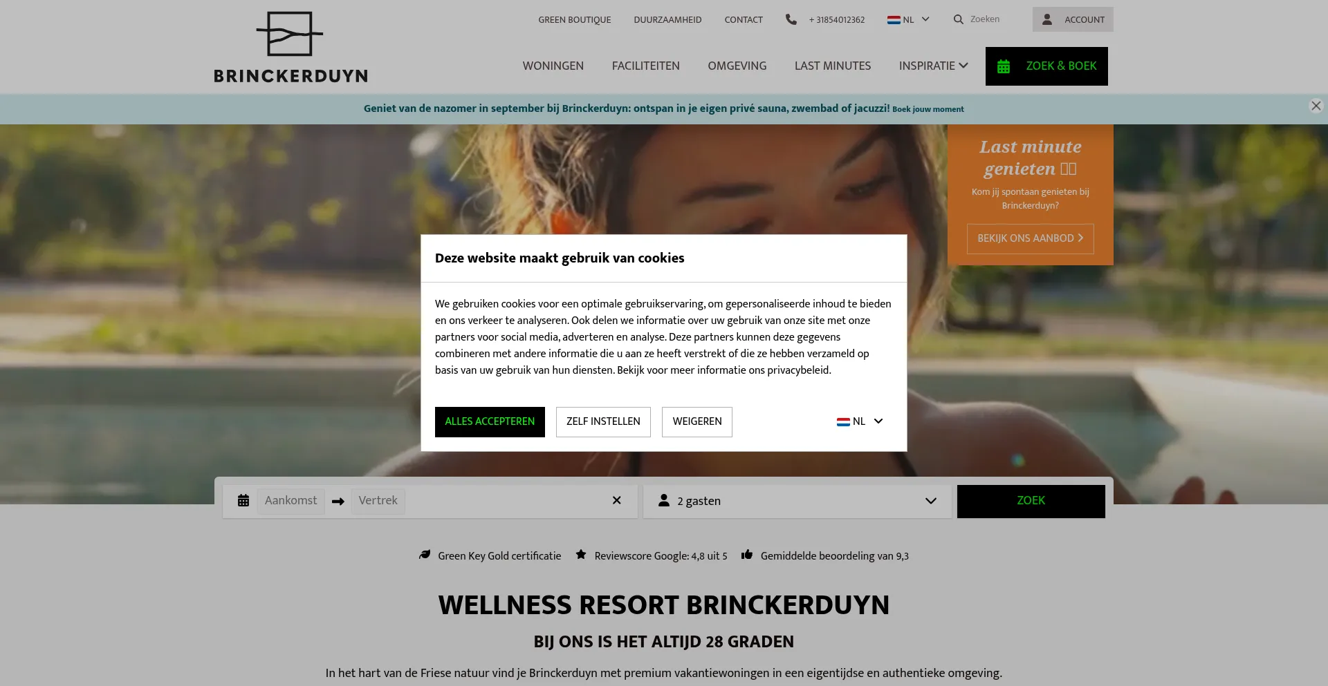 ¿És Seguro y Confiable Brinckerduyn.nl?