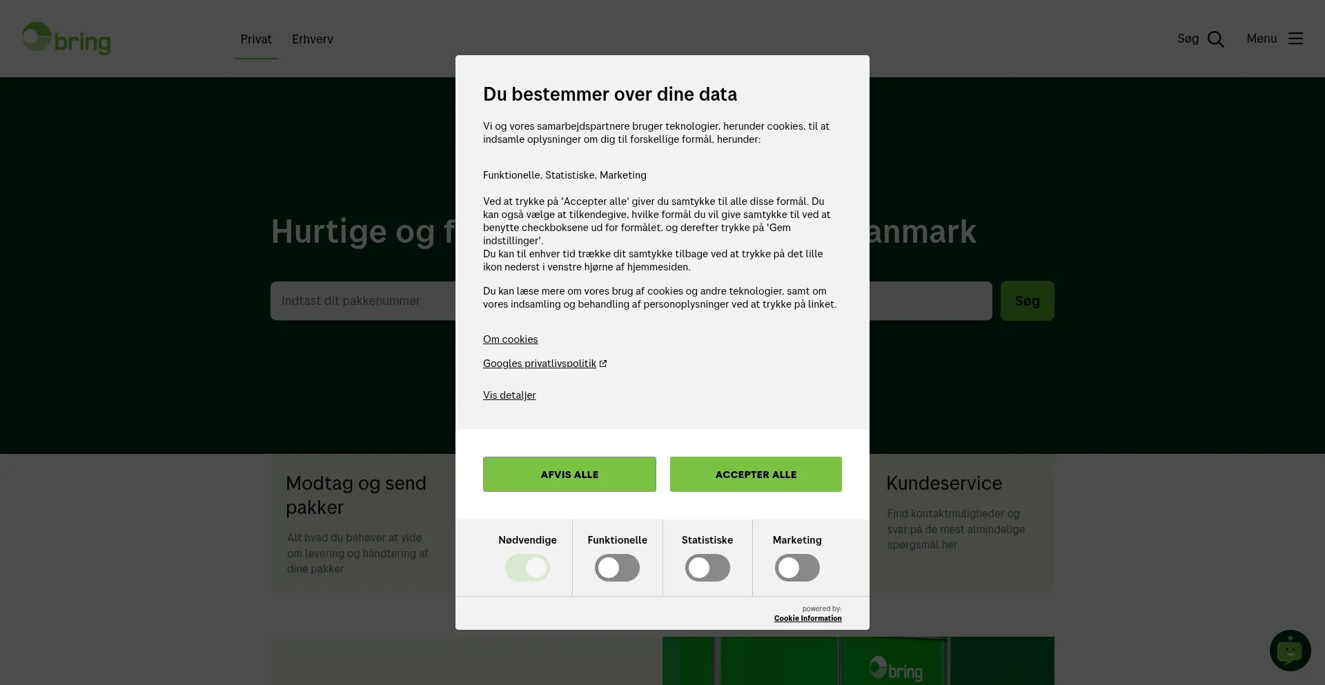 ¿És Seguro y Confiable Bring.dk?