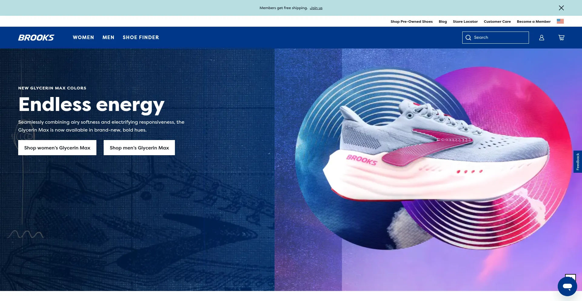 Website screenshot of Brooksrunningservices.com