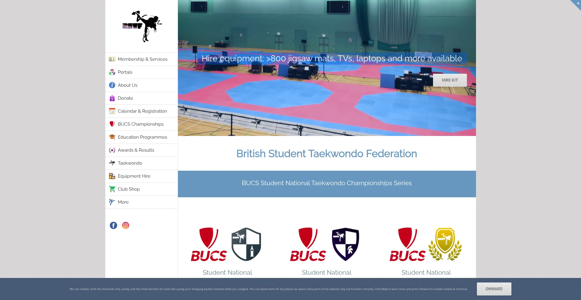 Website screenshot of Bstf.org.uk