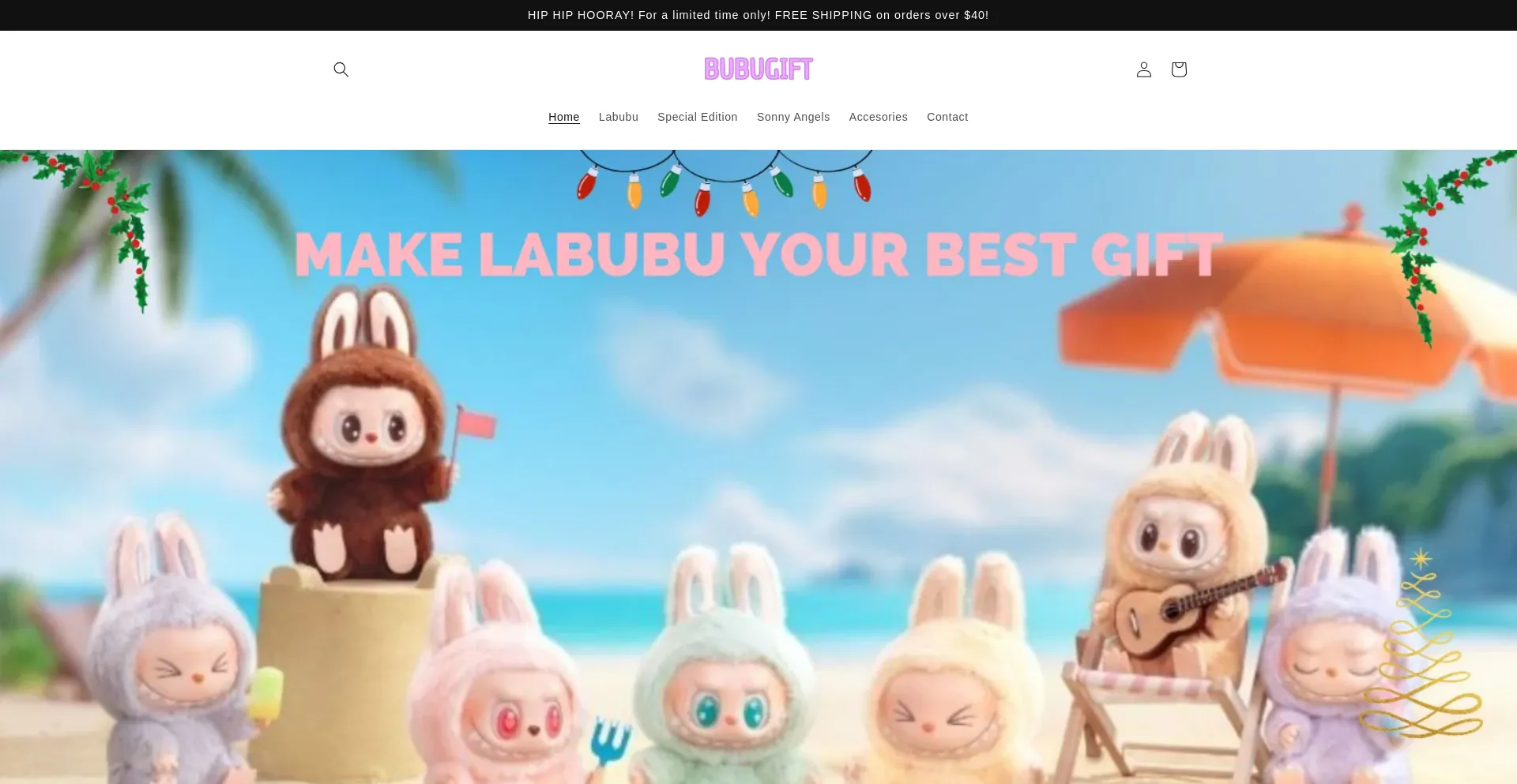 Bubugift.store Screenshot