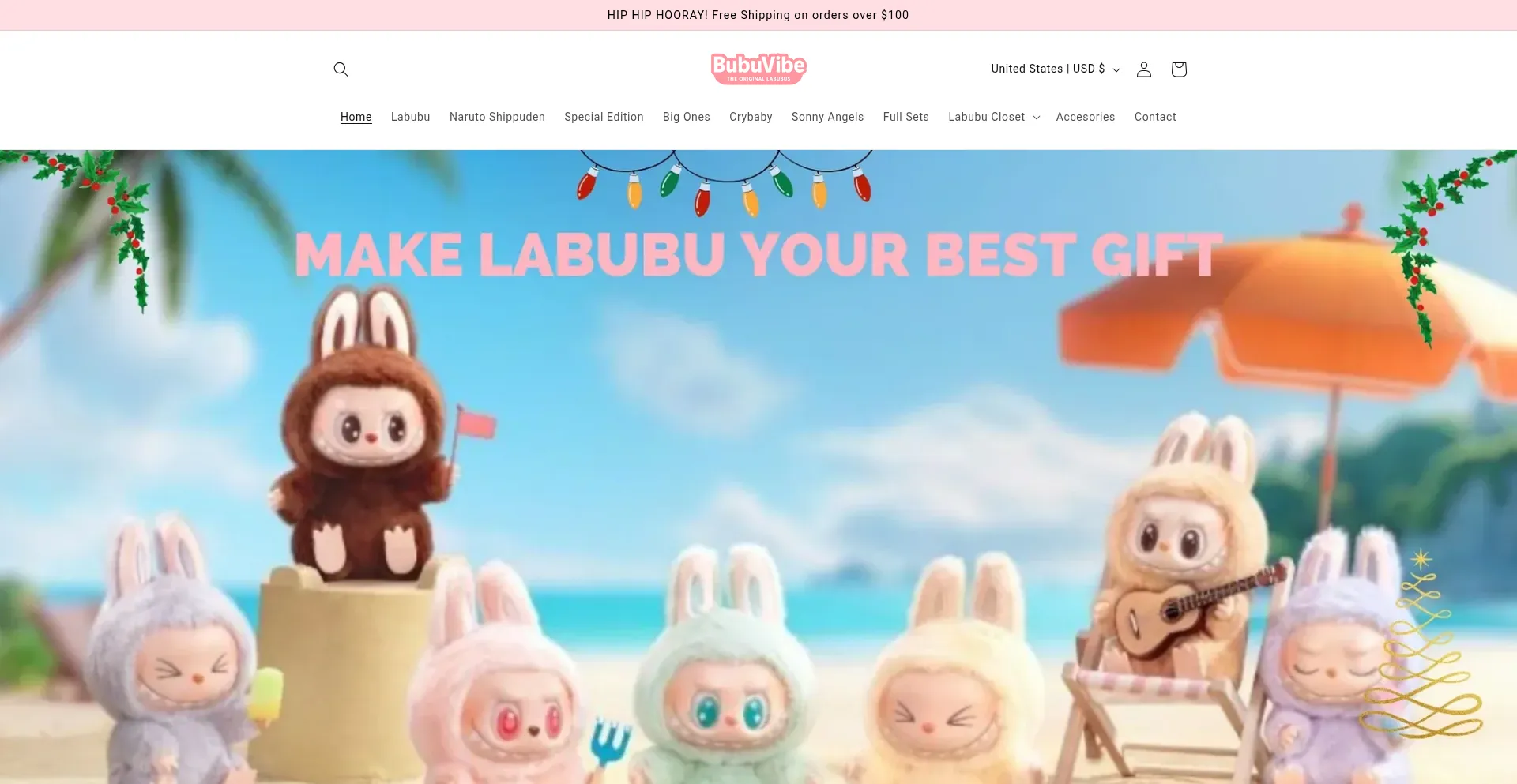 Website screenshot of Bubuvibe.com