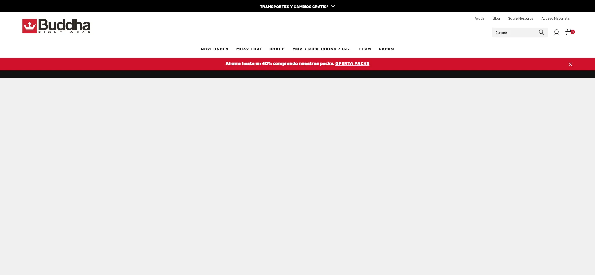¿És Seguro y Confiable Buddhafightwear.com?